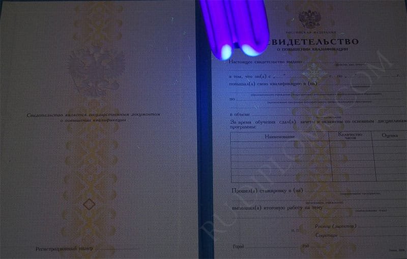 Свидетельство о повышении квалификации  